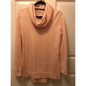 Light Pink Cowl Neck Tunic